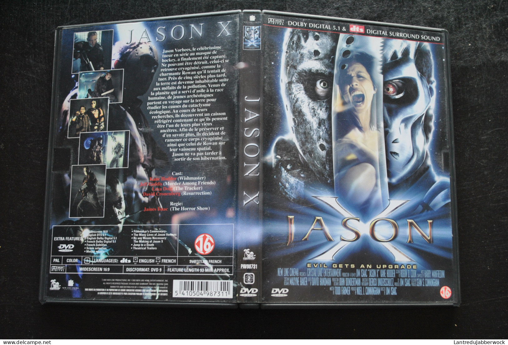 DVD Jason X Vendredi 13 Part Friday The 13th - Horreur