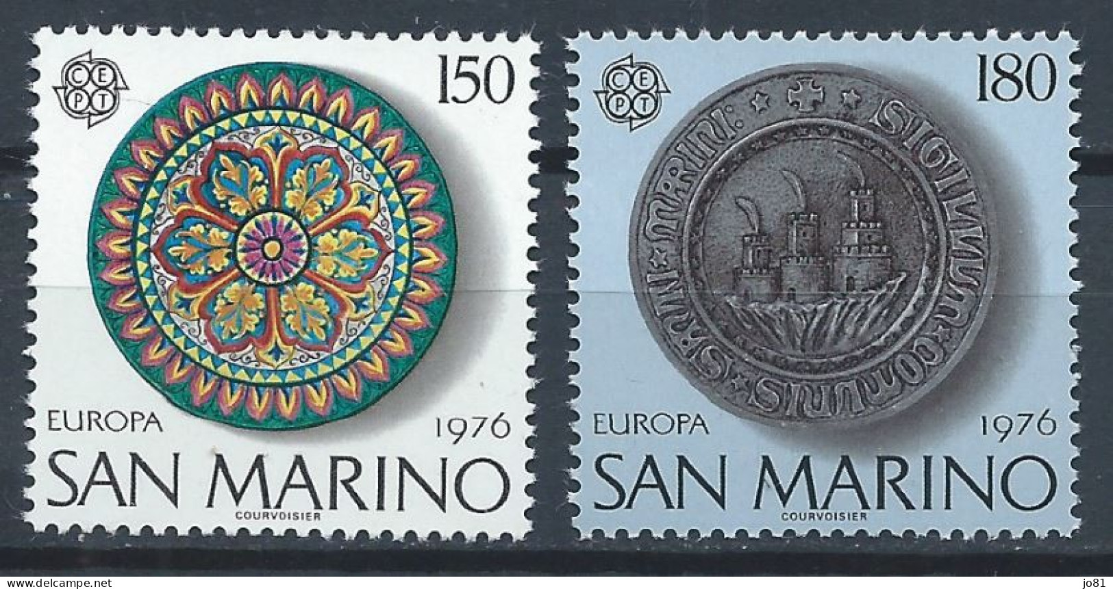 Saint-Marin YT 923-924 Neuf Sans Charnière XX MNH Europa 1976 - Neufs