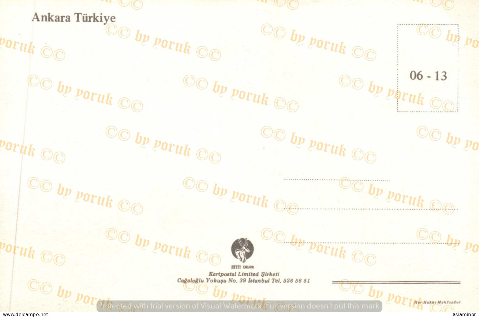 Postcard - 1970/80 - 10x15 Cm. | Turkey, Ankara - Genclik Park - Yenişehir - Anıtkabir - Skyscraper * - Turquie