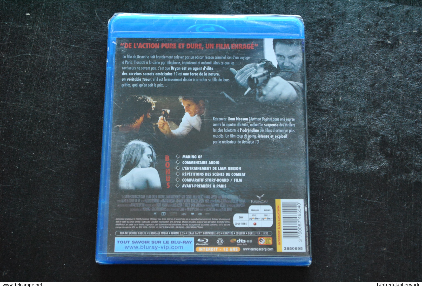 Taken BLU RAY NEUF SOUS BLISTER Sealed Pierre MOREL Liam Neeson - Action, Adventure