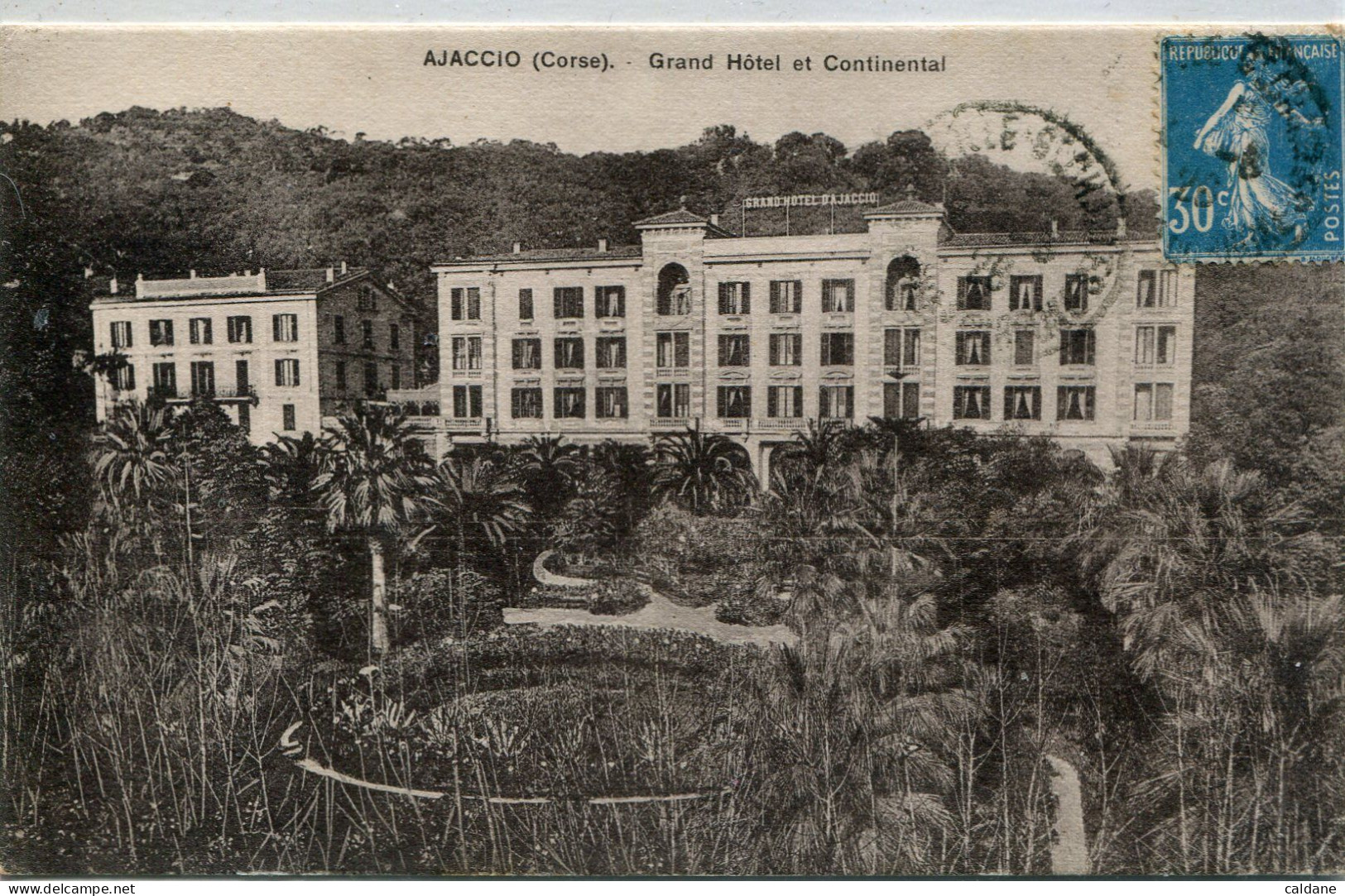 -2A-CORSE-  AJACCIO - Grand Hotel Et Continental - Ajaccio