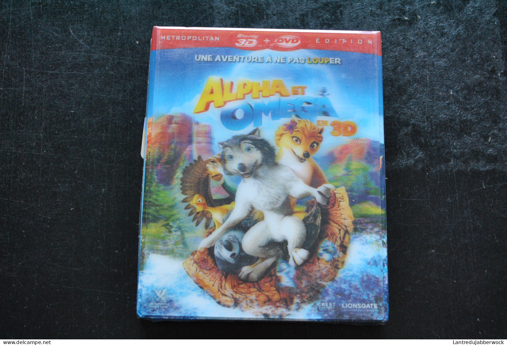 Alpha Et Omega En 3D BLU RAY 3D + DVD NEUF SOUS BLISTER Sealed + Couverture 3D - Dessin Animé