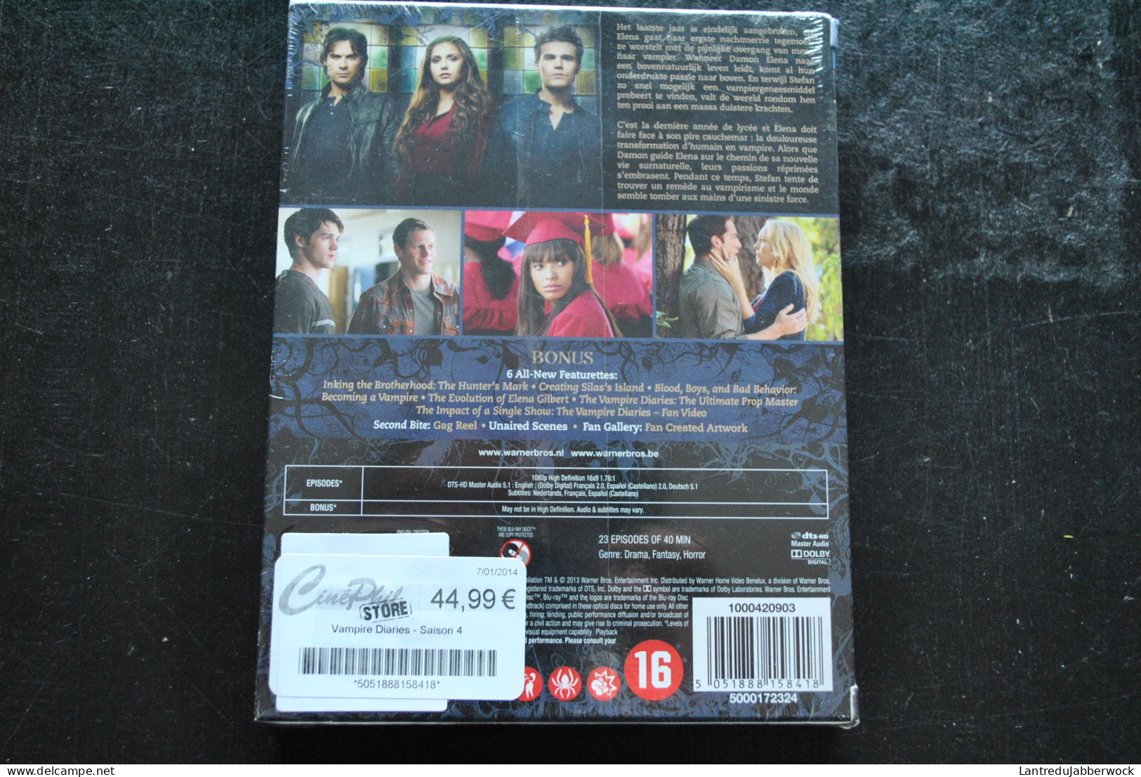 The Vampire Diaries Love Sucks Saison 4 Seizoen BLU RAY NEUF SOUS BLISTER Sealed - Serie E Programmi TV