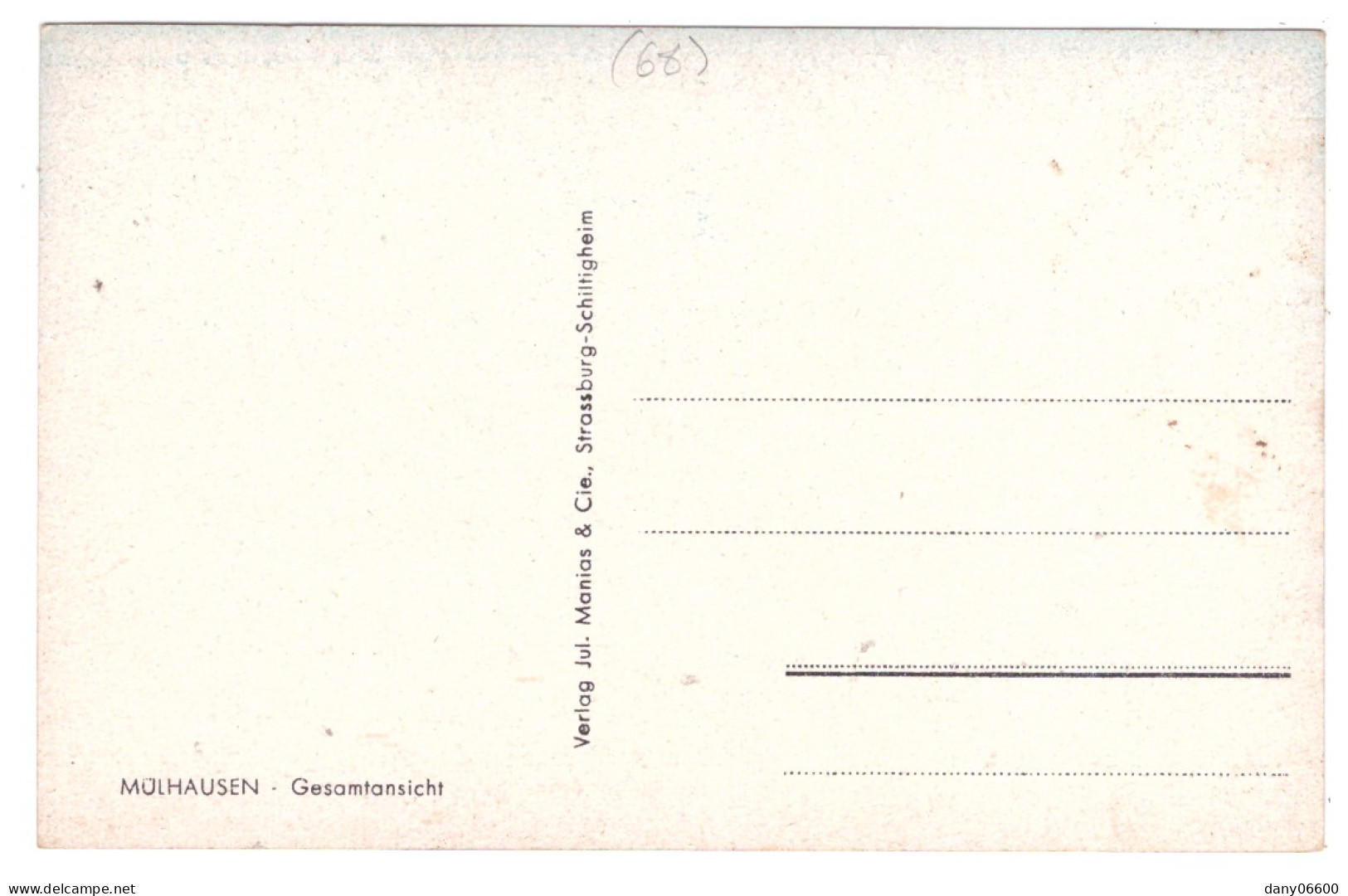 MÜLHAUSEN - Gesamtansicht - Mulhouse