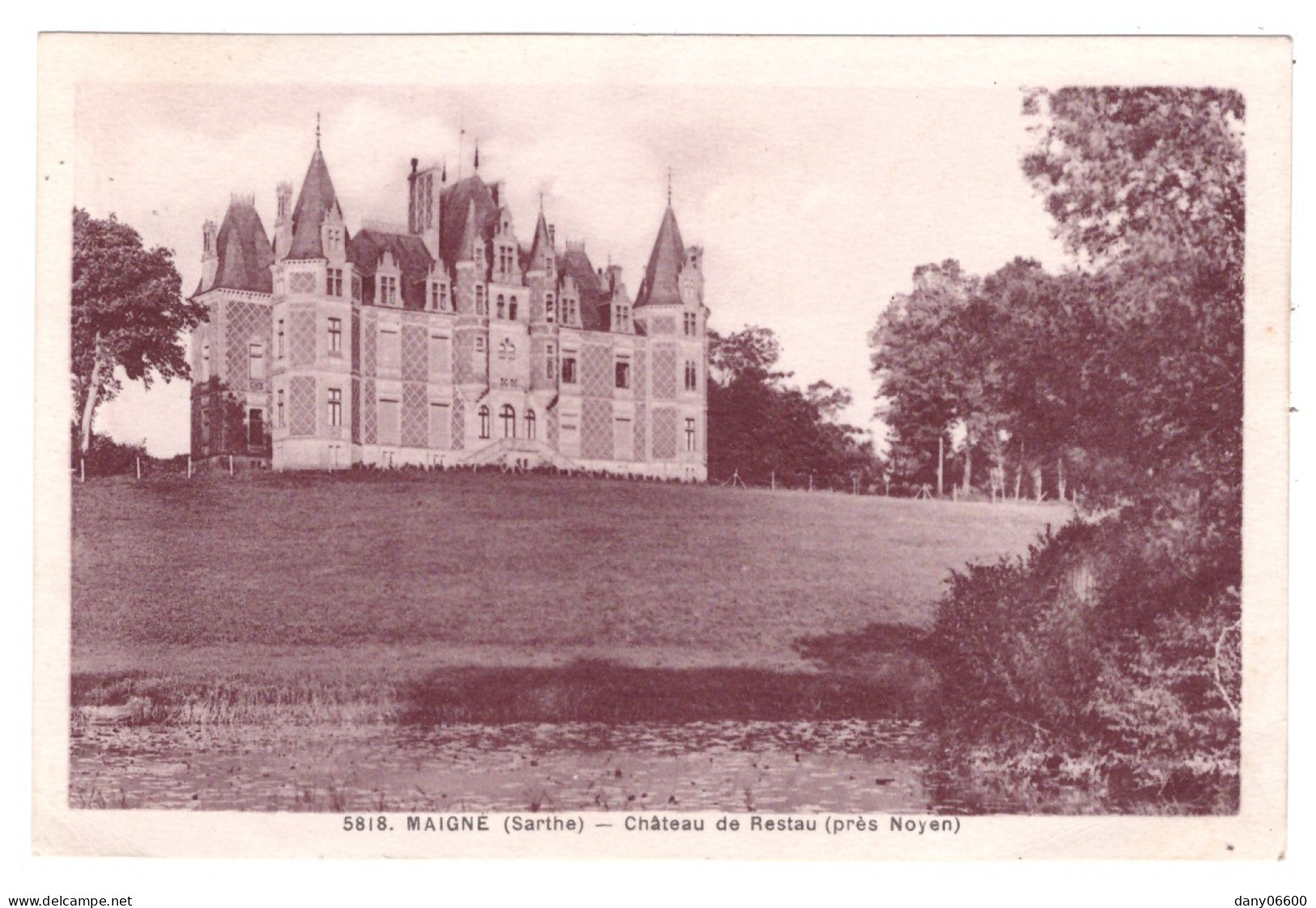 MAIGNE - Chateau De Restau (près Noyen) - Andere & Zonder Classificatie