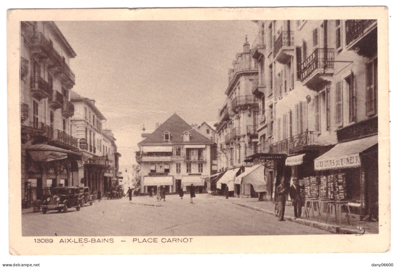 AIX LES BAINS - Place Carnot  (carte Animée) - Aix Les Bains