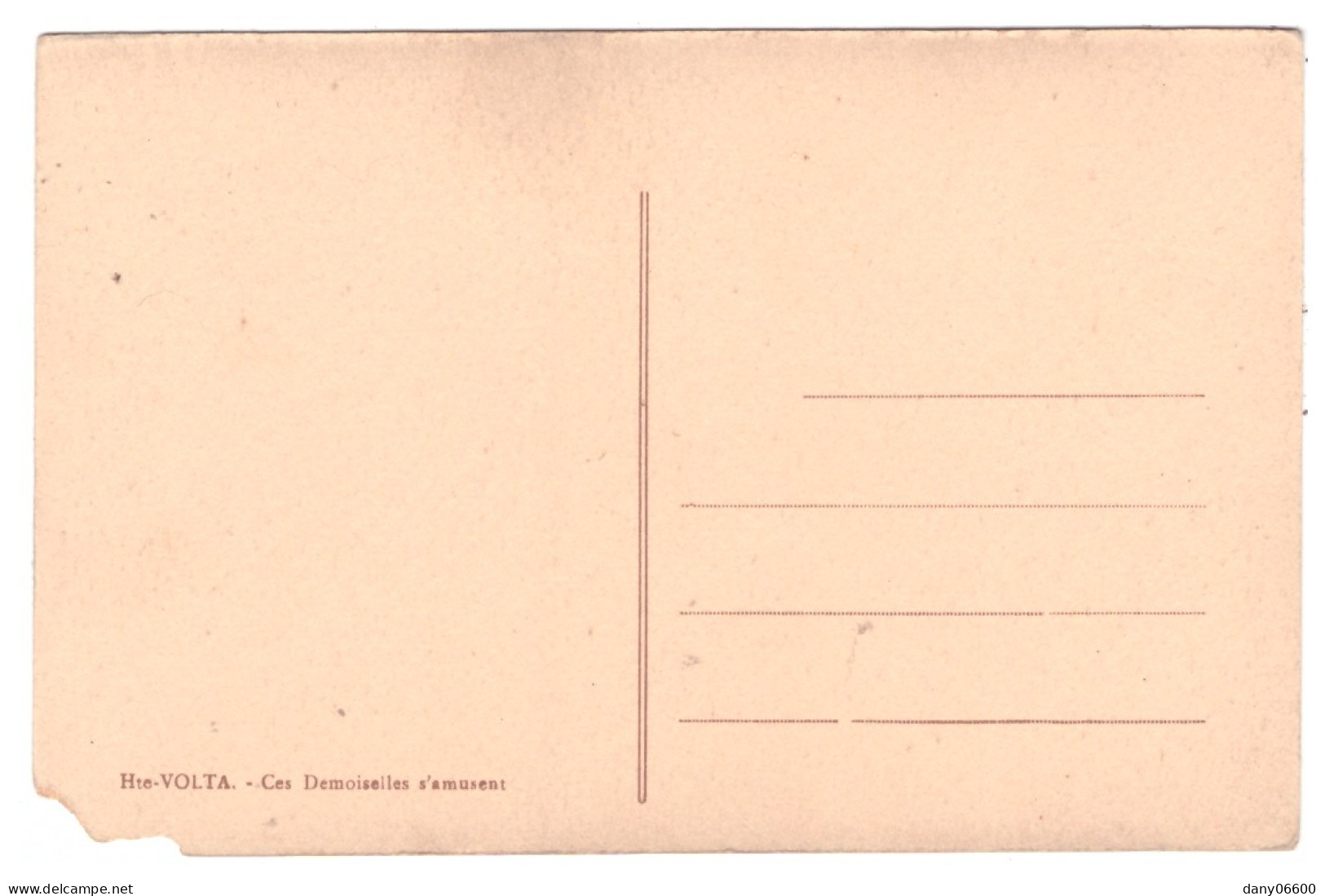 HAUTE VOLTA - Ces Demoiselles S'amusent   (carte Animée) - Verzamelingen & Kavels