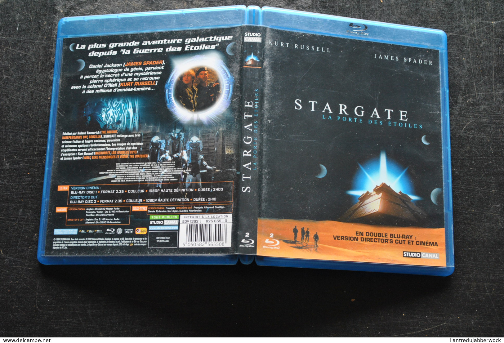 Stargate La Porte Des étoiles Double BLU RAY Director's Cut Occasion En Très Bon état Kurt Russel James Spader - Ciencia Ficción Y Fantasía