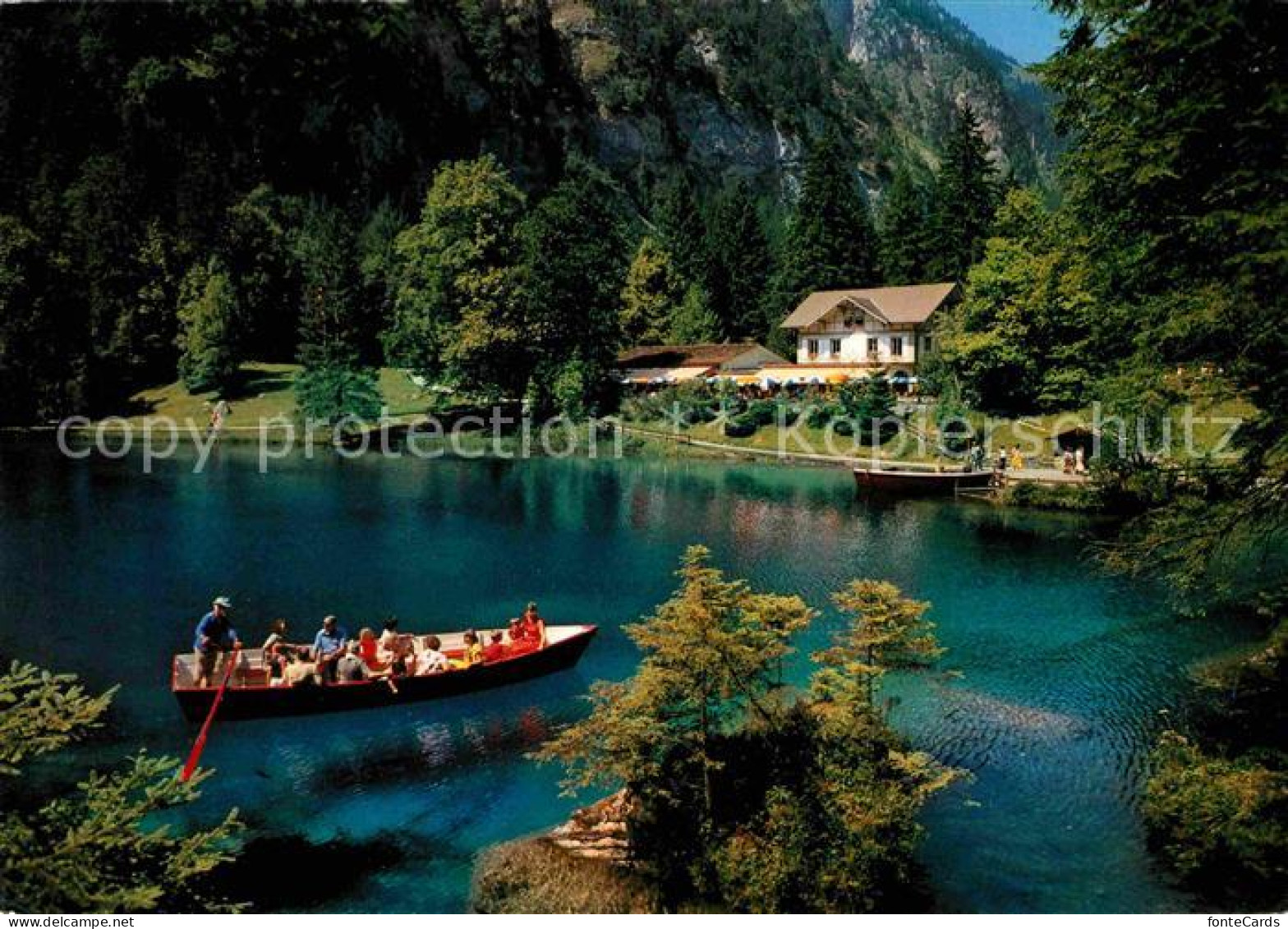 12649294 Blausee BE Lac Bleu Gaststaette Am See Bootfahren Blausee BE - Other & Unclassified