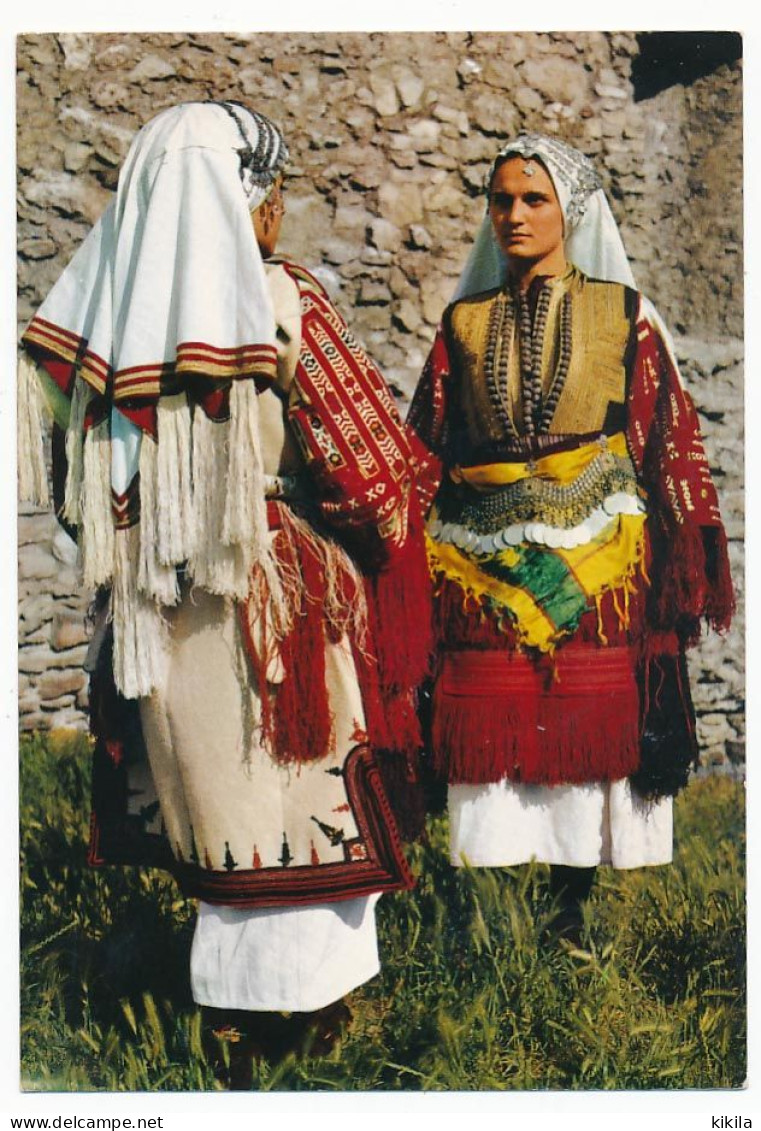 CPSM / CPM 10.5 X 15 Macédoine (3)  GALICNIK  Galitchnik Costumes Nationaux Narodna Nosnja  Folk Costumes  Vokstrachten* - Macedonia Del Norte