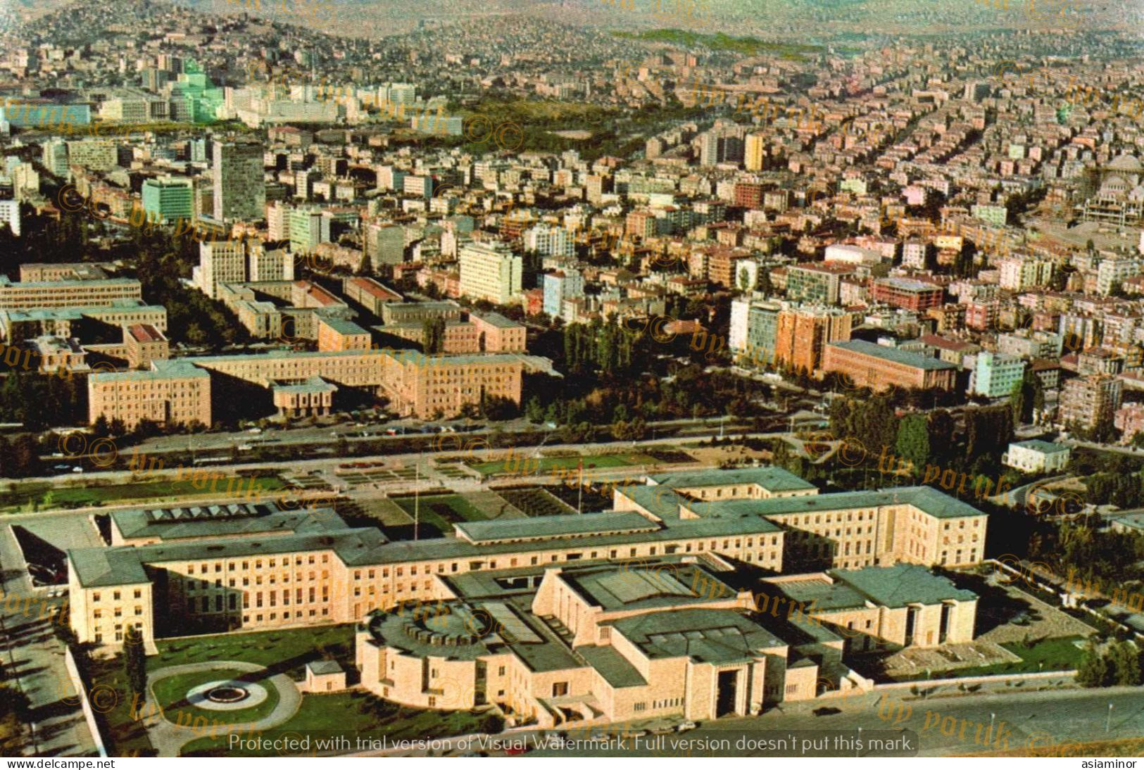 Postcard - 1970/80 - 10x15 Cm. | Turkey, Ankara - Grand National Assembly And Ministries. * - Turquia