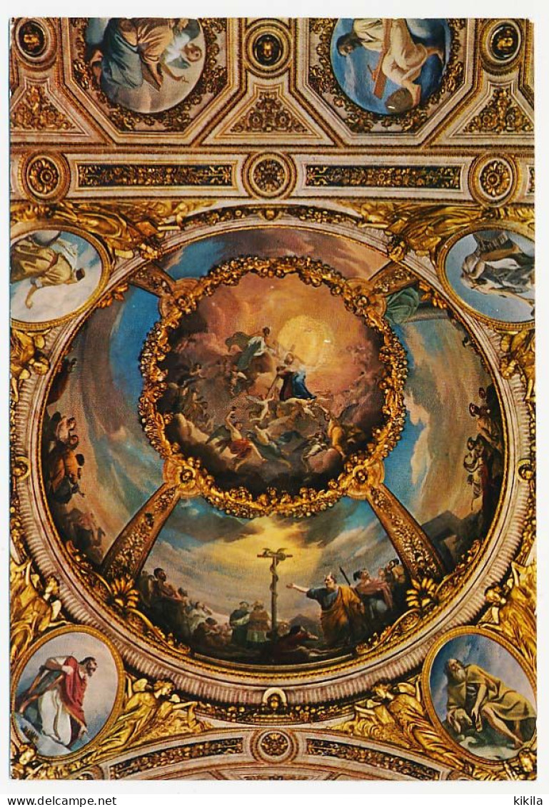 CPSM 10.5 X 15 Italie (488) BERGAMO Bergame Cappella Crocefisso In Duomo Lucernario Del Guadagnini Chapelle Crucifix - Bergamo