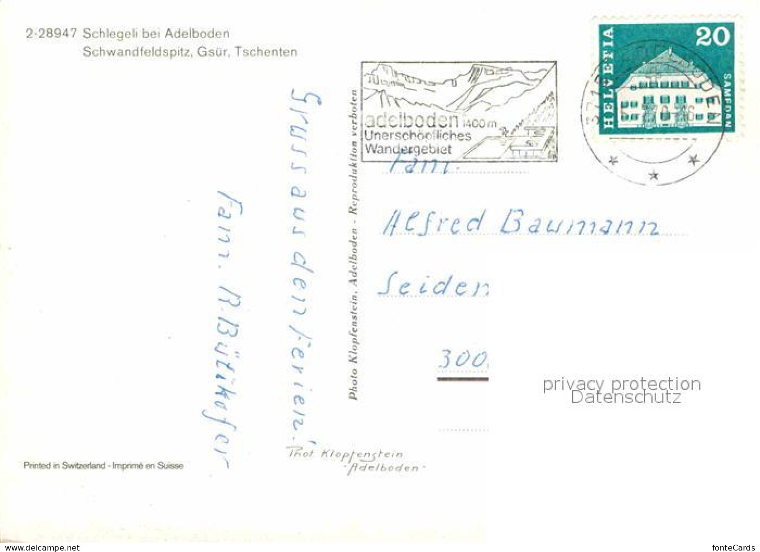 12649181 Schlegeli Panorama Mit Schwandfeldspitz Gsuer Tschenten Berner Alpen Sc - Other & Unclassified