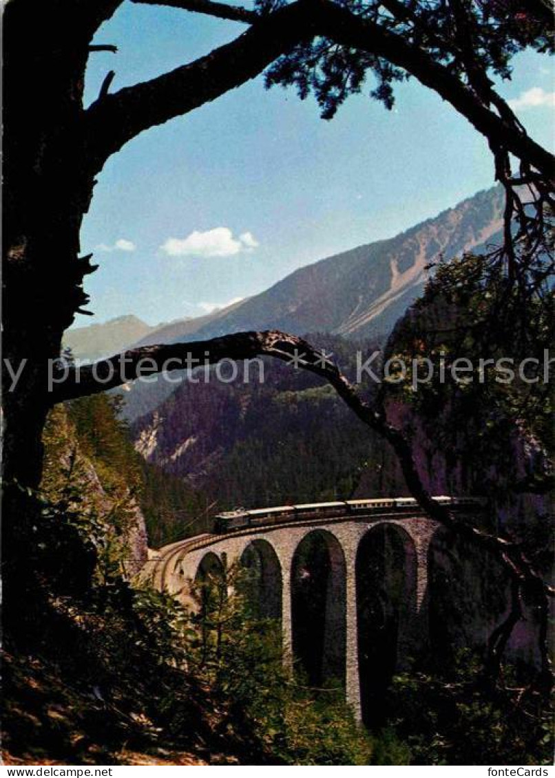 12649174 Filisur Landwasser Viadukt Der Rhaetischen Bahn Filisur - Sonstige & Ohne Zuordnung