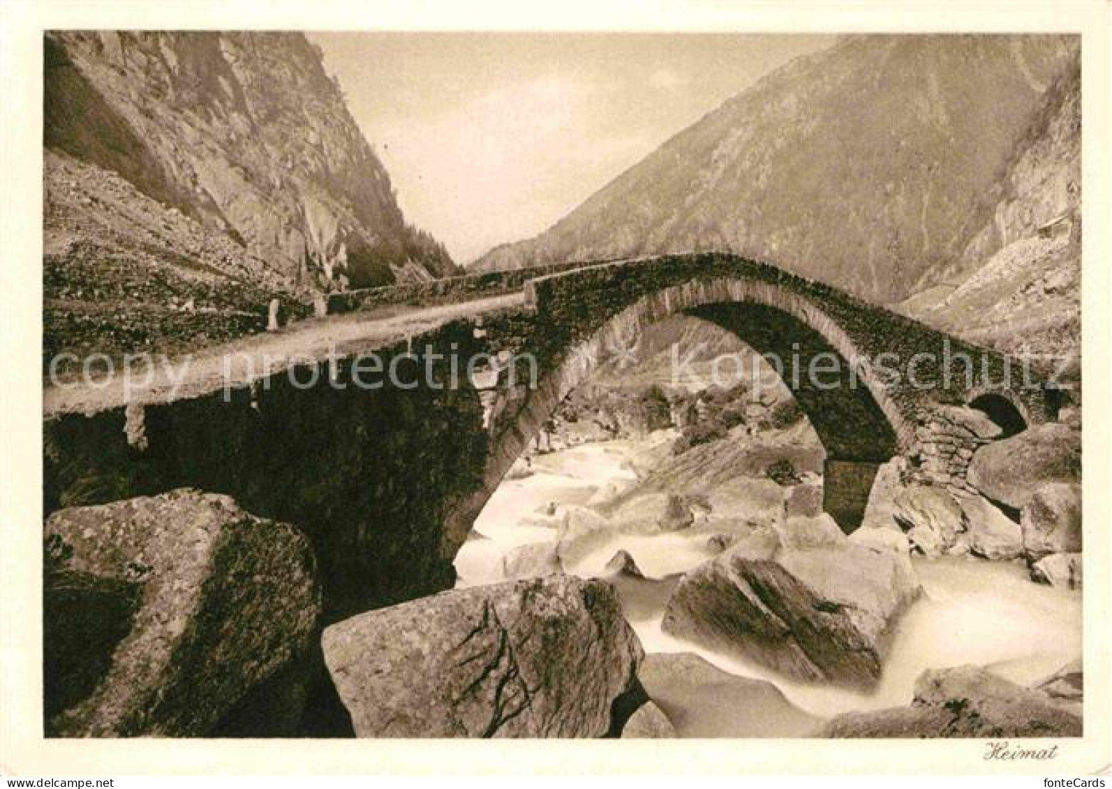 12649140 Andermatt Bruecke In Der Schoellenen Schlucht Andermatt - Other & Unclassified