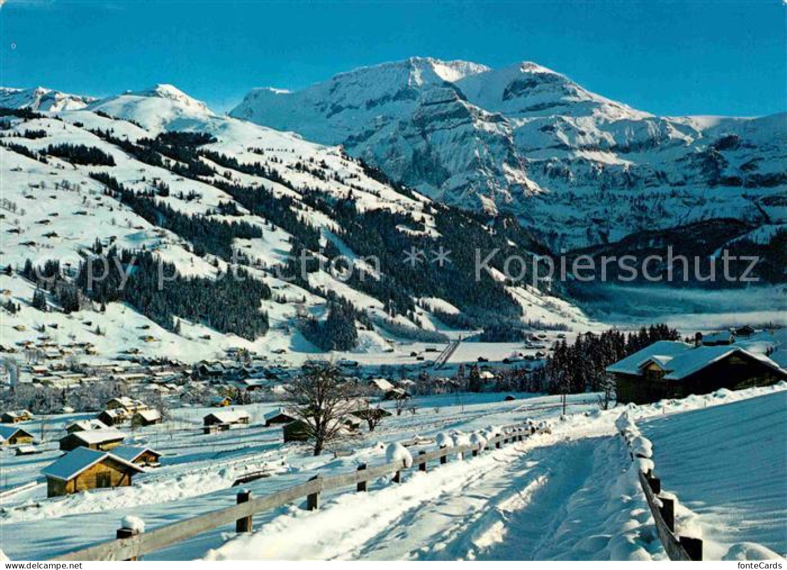 12649123 Lenk Simmental Winterpanorama Mit Wildstrubel Berner Alpen Lenk Simment - Other & Unclassified