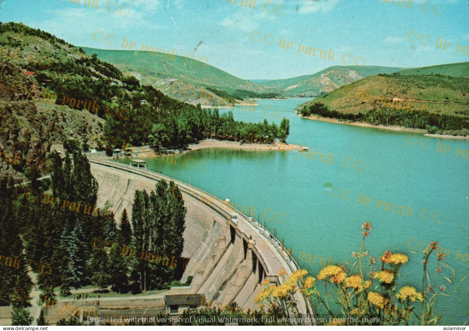 Postcard - 1970/80 - 10x15 Cm. | Turkey, Ankara - Çubuk Dam * - Turquia
