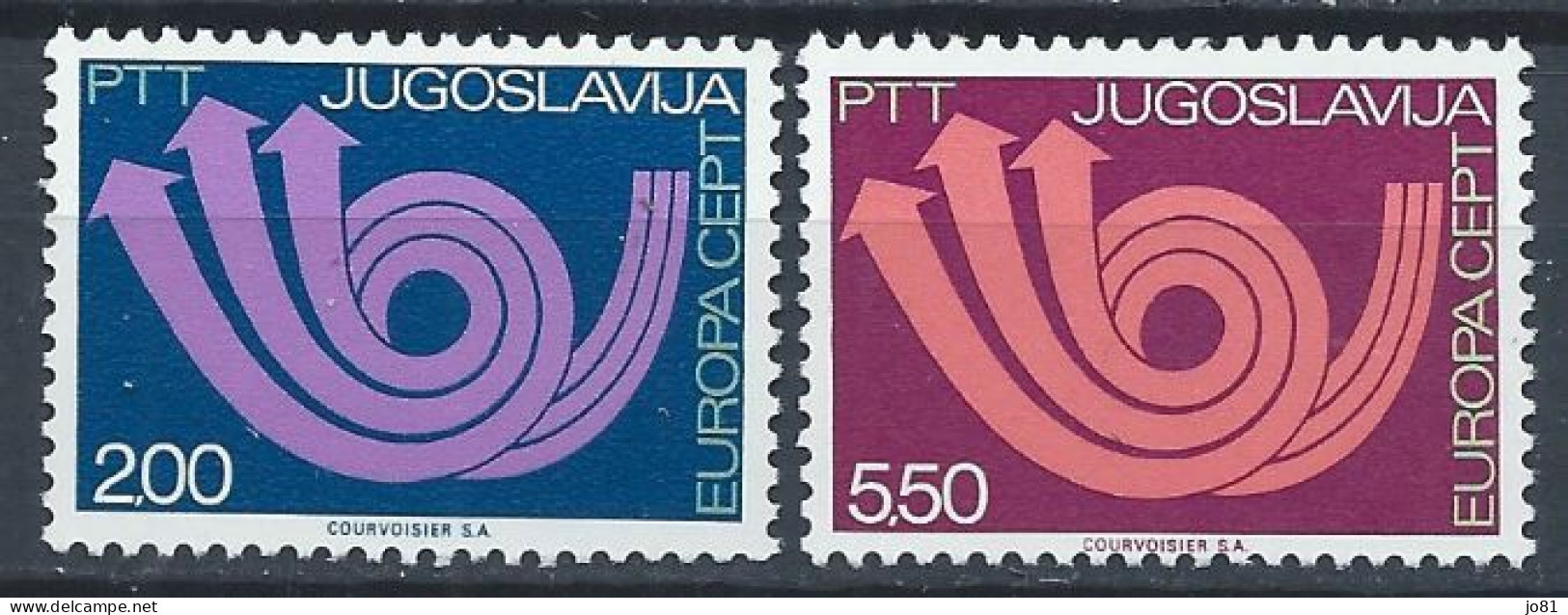 Yougoslavie YT 1390-1391 Neuf Sans Charnière XX MNH Europa 1973 - Unused Stamps