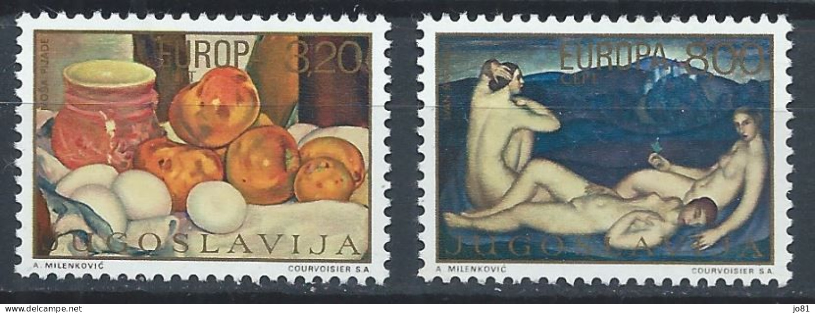 Yougoslavie YT 1479-1480 Neuf Sans Charnière XX MNH Europa 1975 - Ungebraucht