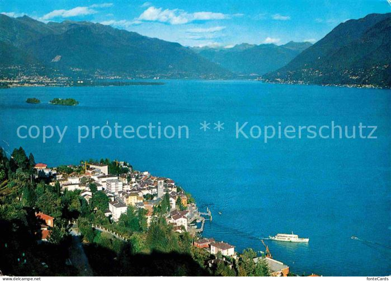 12647838 Brissago TI Panorama Lago Maggiore Alpen Brissago - Andere & Zonder Classificatie