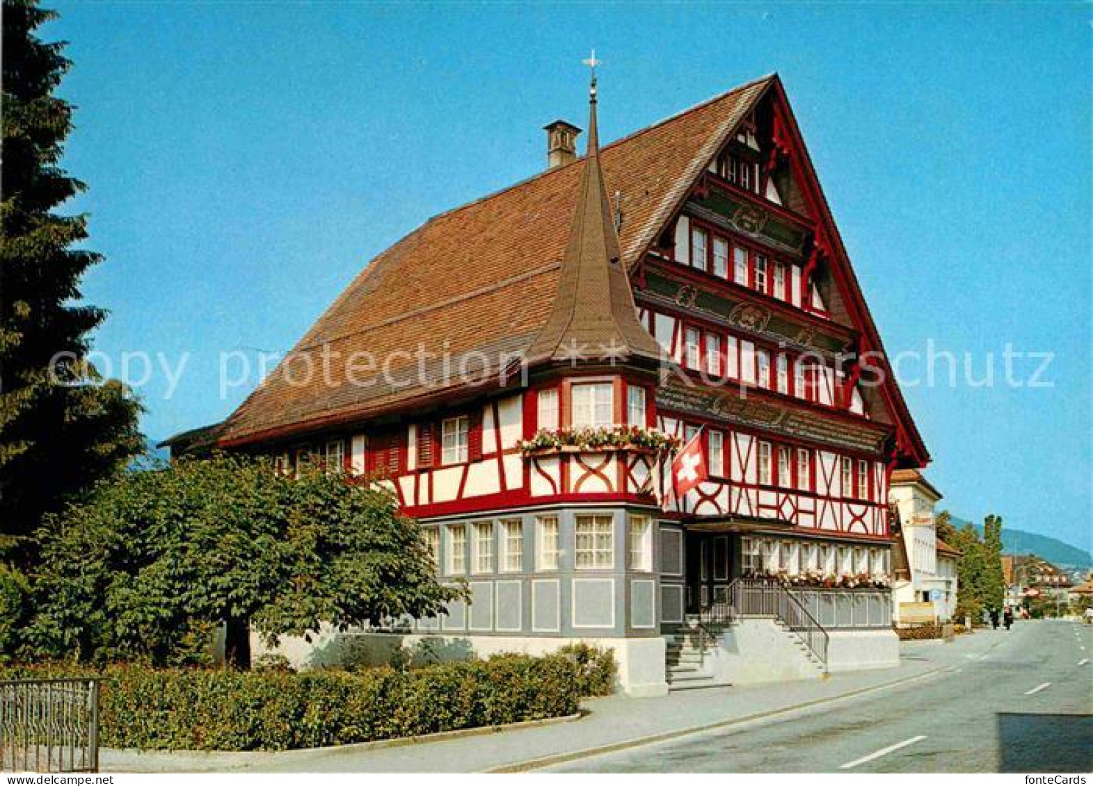 12647822 Neu St Johann Gasthaus Zur Mauer Fachwerkhaus Neu St Johann Nesslau - Otros & Sin Clasificación