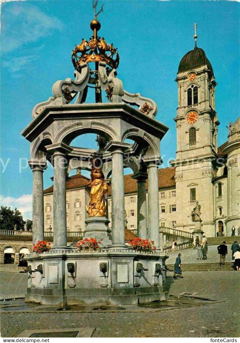 12647803 Einsiedeln SZ Marienbrunnen Fontaine De La Vierge Einsiedeln - Andere & Zonder Classificatie