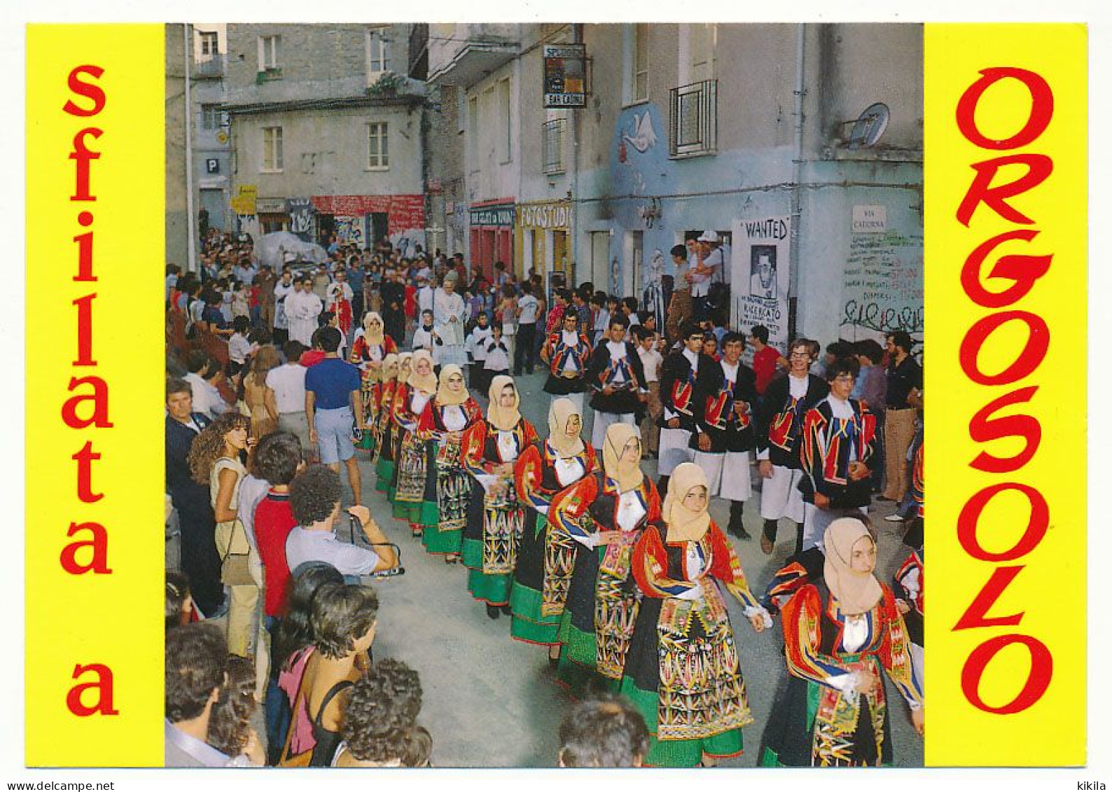 CPSM 10.5 X 15 Italie Folklore (9) Sardegna ORGOSOLO Sfilata  Murales  Parade Défilé Costumes - Autres & Non Classés