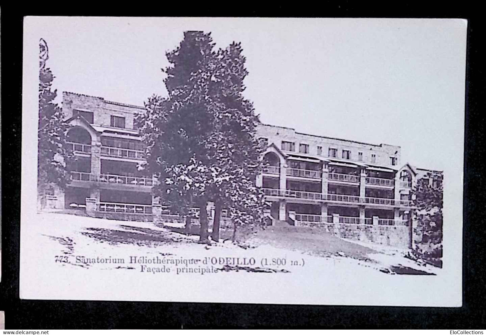 Cp, 66, Sanatorium Héliothérapique D'Odeillo, Façade Principale, Vierge - Otros & Sin Clasificación