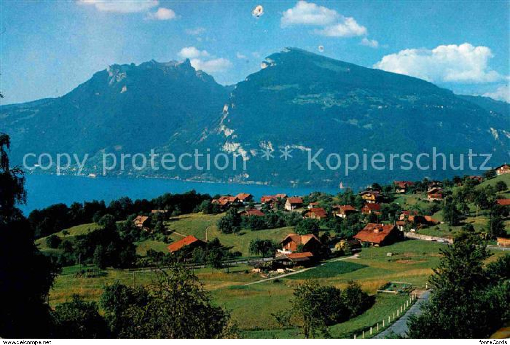 12647744 Krattigen Panorama Thunersee Rothorn Niederhorn Emmentaler Alpen Kratti - Other & Unclassified
