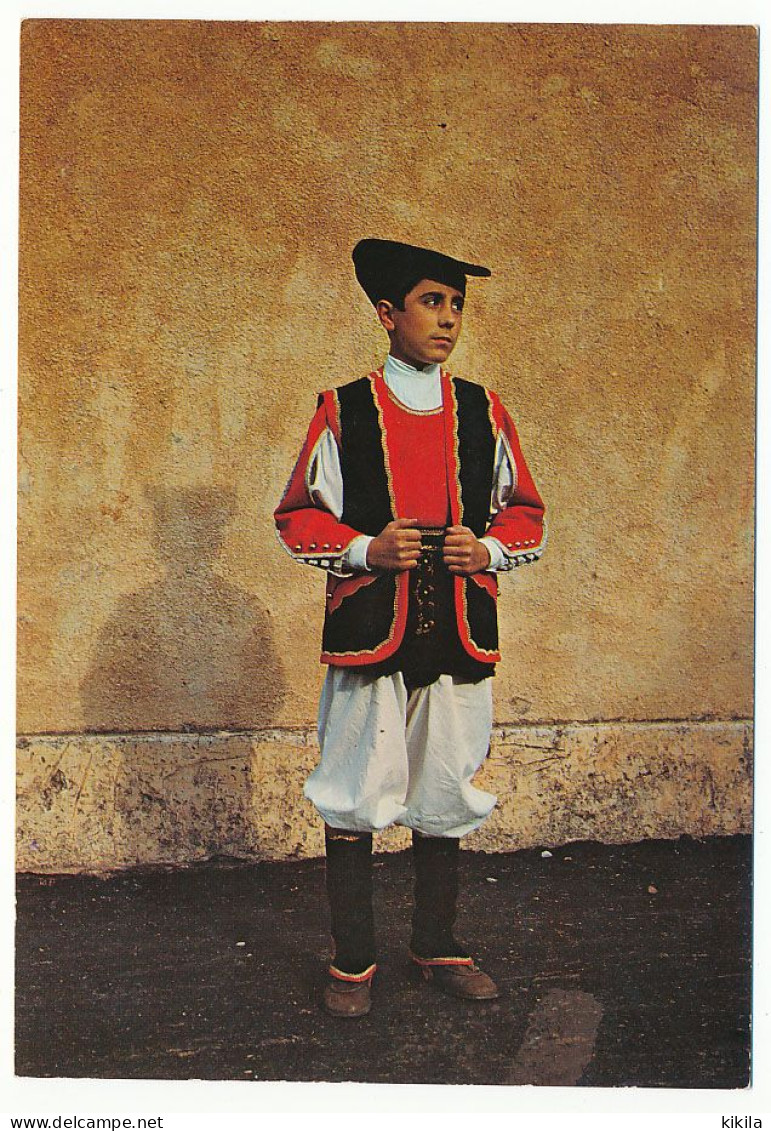 CPSM 10.5 X 15 Italie Folklore (16) Sardegna OLIENA Costume Sardo  Costume Sarde Homme - Otros & Sin Clasificación