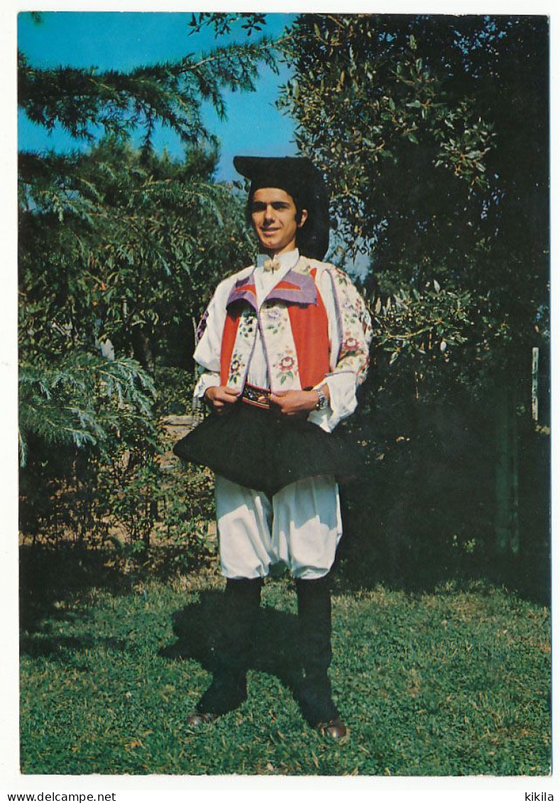 CPSM 10.5 X 15 Italie Folklore (15) Sardegna Pittoresca Costume Sardo  Costume Sarde Homme - Andere & Zonder Classificatie