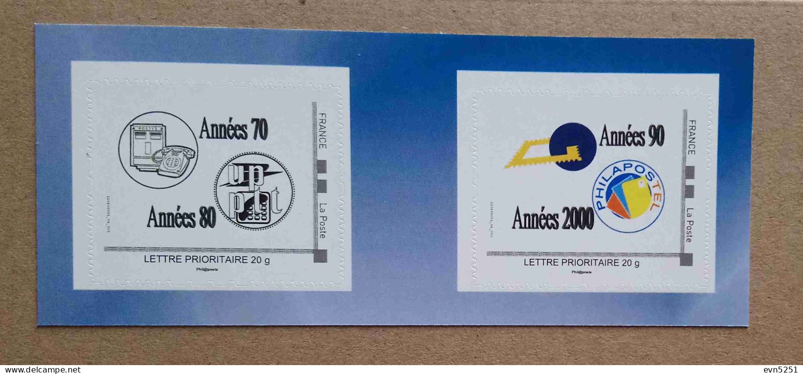 A4-89/COL-08b : Philapostel - La Saga Des Logos (autocollants / Autoadhésifs) - Unused Stamps