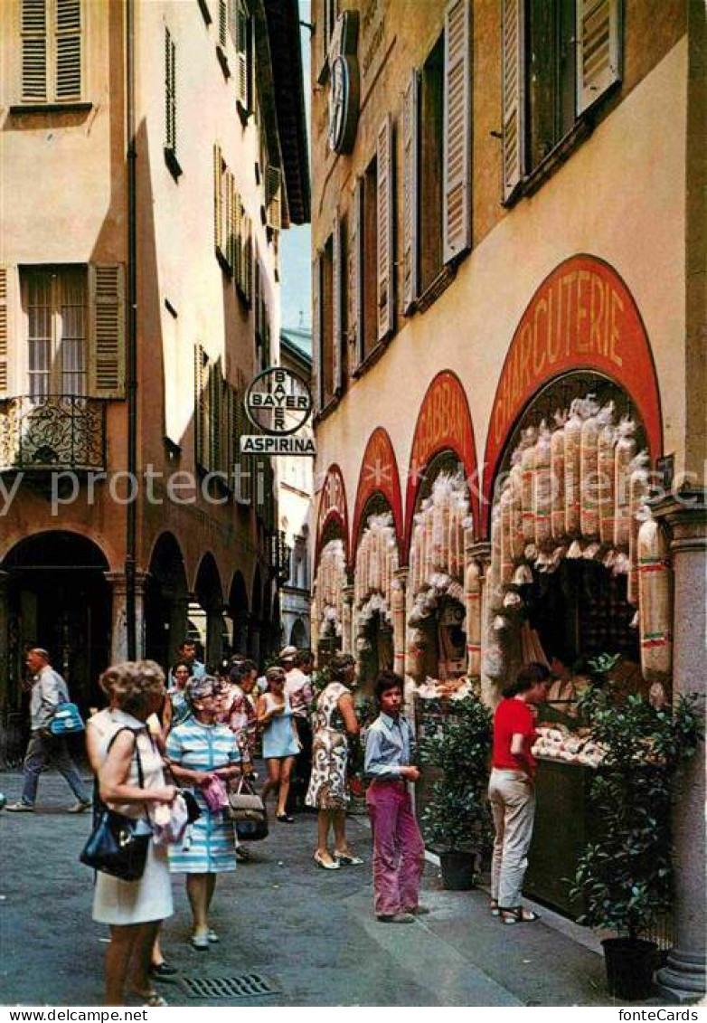 12647711 Lugano Lago Di Lugano Die Malerische Via Pessina Lugano - Andere & Zonder Classificatie