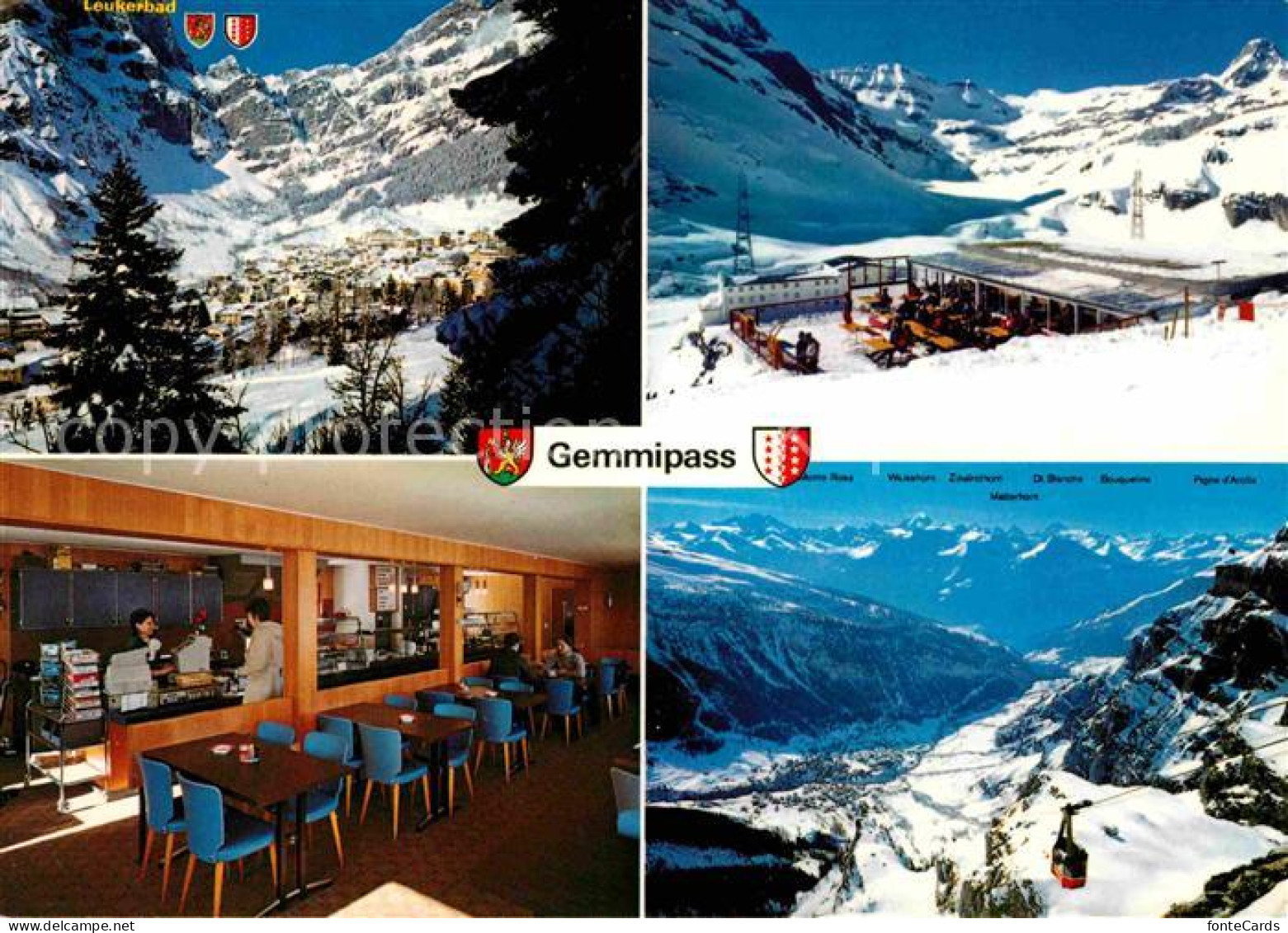 12647703 Gemmipass Wallis Wildstrubel Restaurant Gemmibahn Alpenpanorama Gemmipa - Andere & Zonder Classificatie