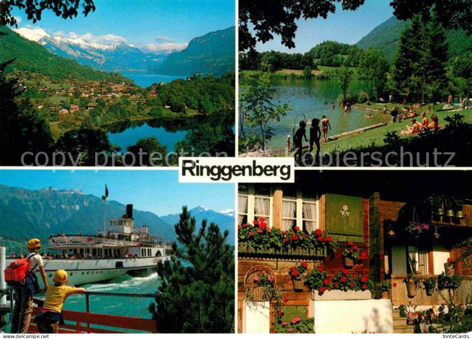 12647690 Ringgenberg Brienzersee Strandbad Chalet Schiffstation Ausflugsdampfer  - Other & Unclassified