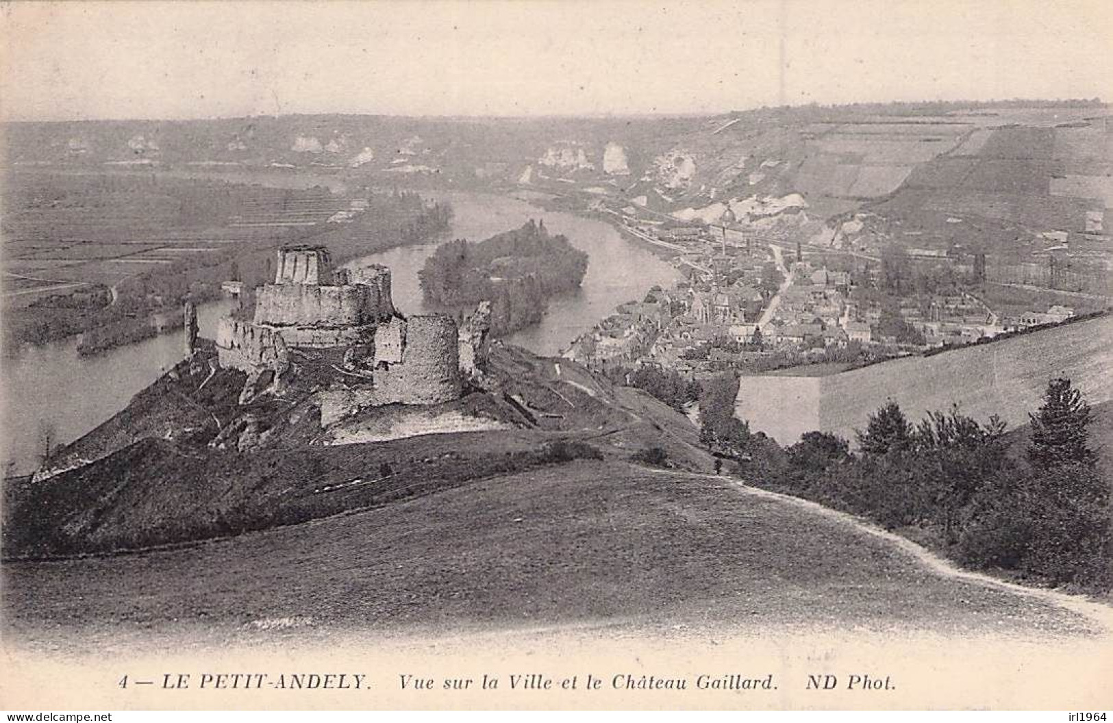 LE PETIT ANDELY VUE SUR LA VILLE ET LECHATEAU GAILLARD - Andere & Zonder Classificatie