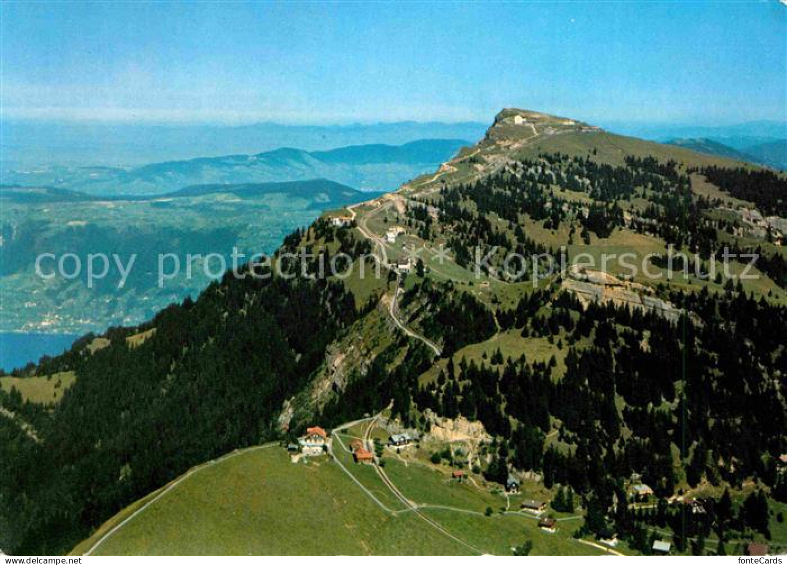 12647670 Rigi Staffel Und Kulm Berghotel Schwyzer Alpen Fliegeraufnahme Rigi-Sta - Sonstige & Ohne Zuordnung