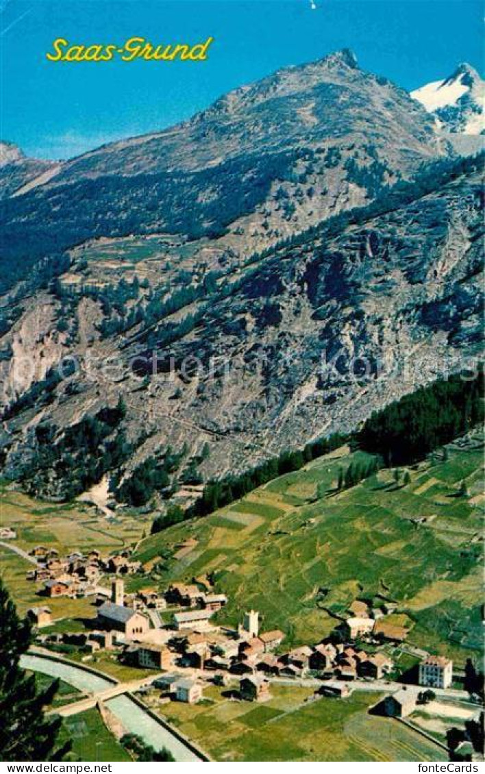 12647634 Saas Grund Mit Fletschhorn Walliser Alpen Saas Grund - Otros & Sin Clasificación