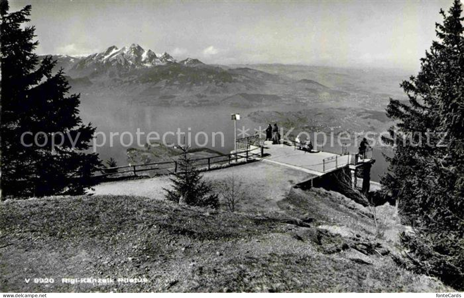 12647623 Rigi Kaenzeli Aussichtspunkt Vierwaldstaettersee Pilatus Fernsicht Rigi - Andere & Zonder Classificatie