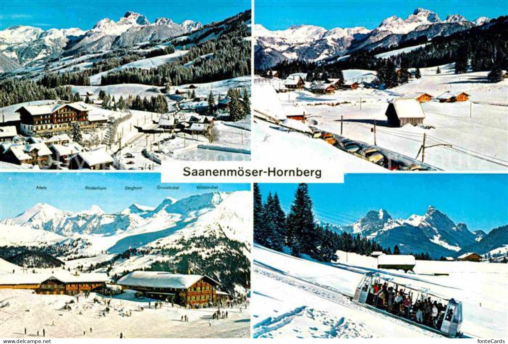 12647622 Hornberg Saanenmoeser Panorama Wintersportplatz Alpen Hornberg Saanenmo - Other & Unclassified