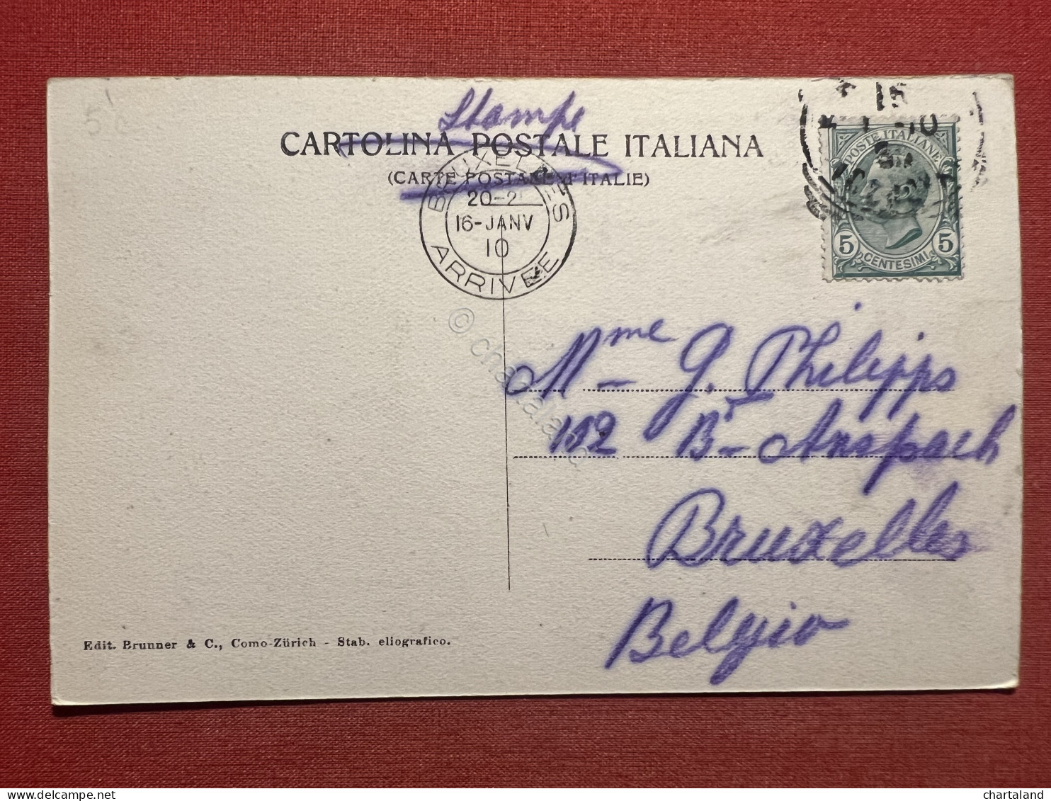 Cartolina - Rapallo ( Genova ) - Kursaal Visto Dal Mare - 1910 - Genova
