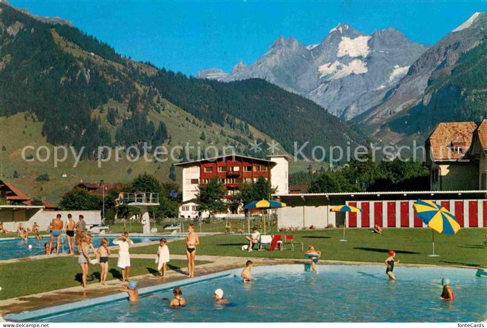 12647590 Kandersteg BE Schwimmbad Bluemlisalp Berner Alpen Kandersteg - Autres & Non Classés