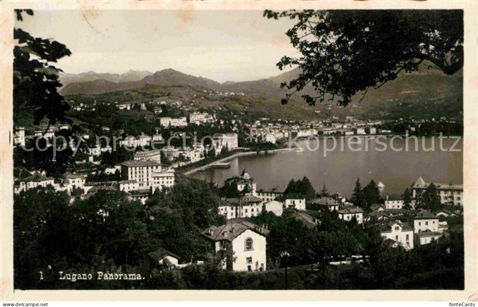 12647578 Lugano Lago Di Lugano Panorama Luganersee Alpen Lugano - Sonstige & Ohne Zuordnung