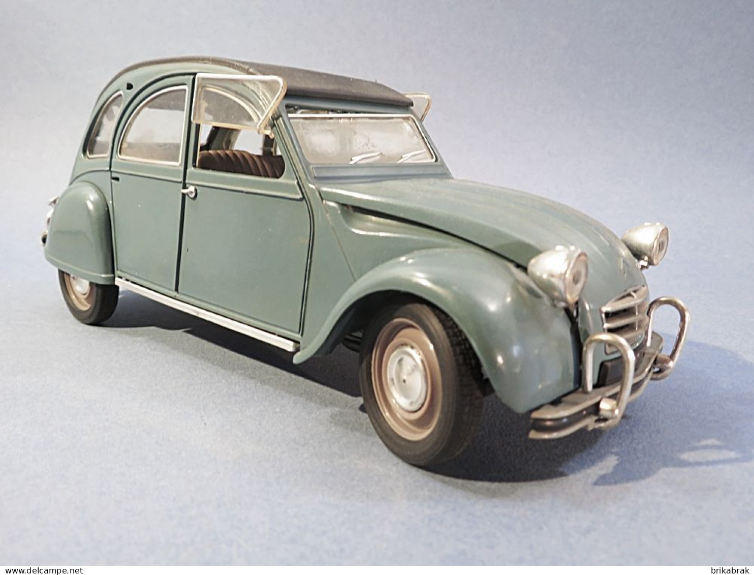 ° 2 CV CITROEN SOLIDO Ech 1/17 @ Voiture Maquette Automobile Jouet - Antikspielzeug