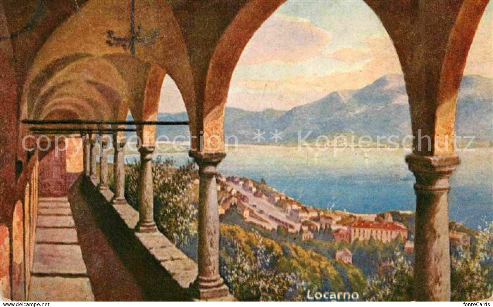 12646543 Locarno Lago Maggiore Blick Auf Den See Und Die Alpen Locarno - Andere & Zonder Classificatie