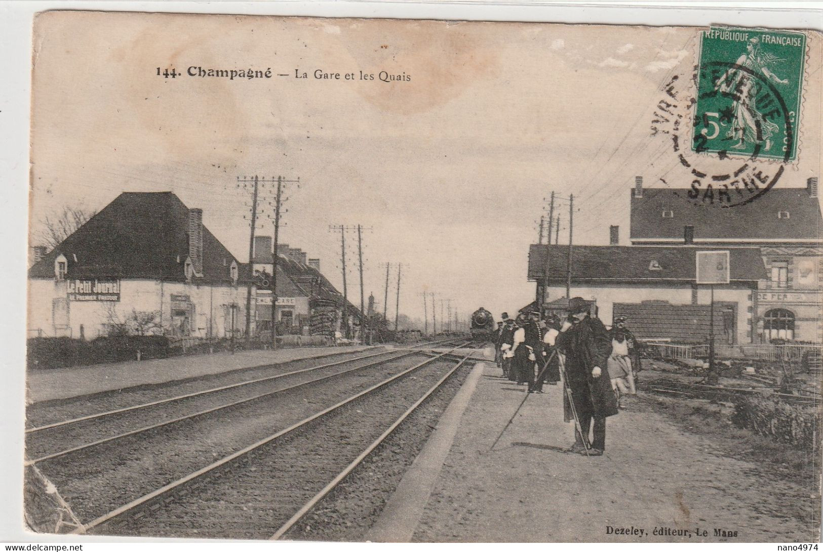 Champagné - La Gare Et Les Quais - Other & Unclassified
