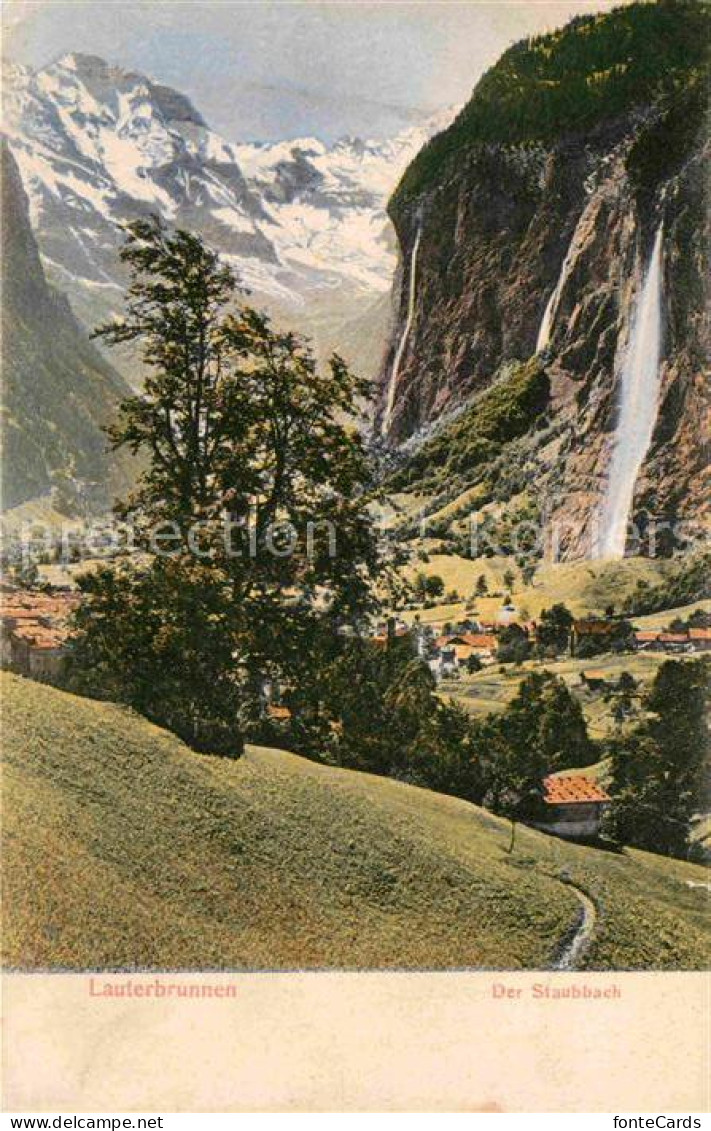 12646541 Lauterbrunnen BE Der Staubbach Wasserfall Berner Alpen Lauterbrunnen - Otros & Sin Clasificación