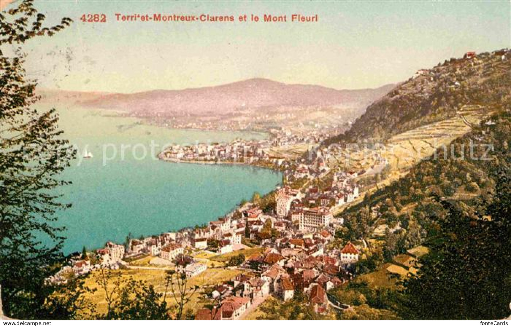 12646524 Territet Montreux Clarens Et Le Mont Fleuri Lac Leman Genfer See Territ - Sonstige & Ohne Zuordnung