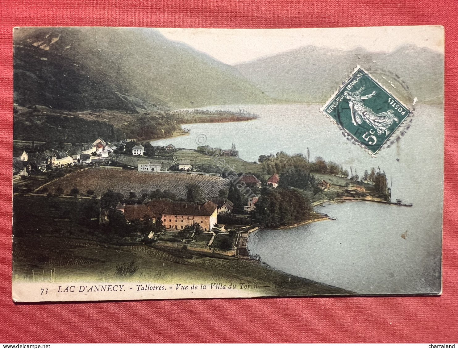 Cartolina - Lac D'Annecy - Talloires - Vue De La Villa Du Toron - 1909 - Unclassified