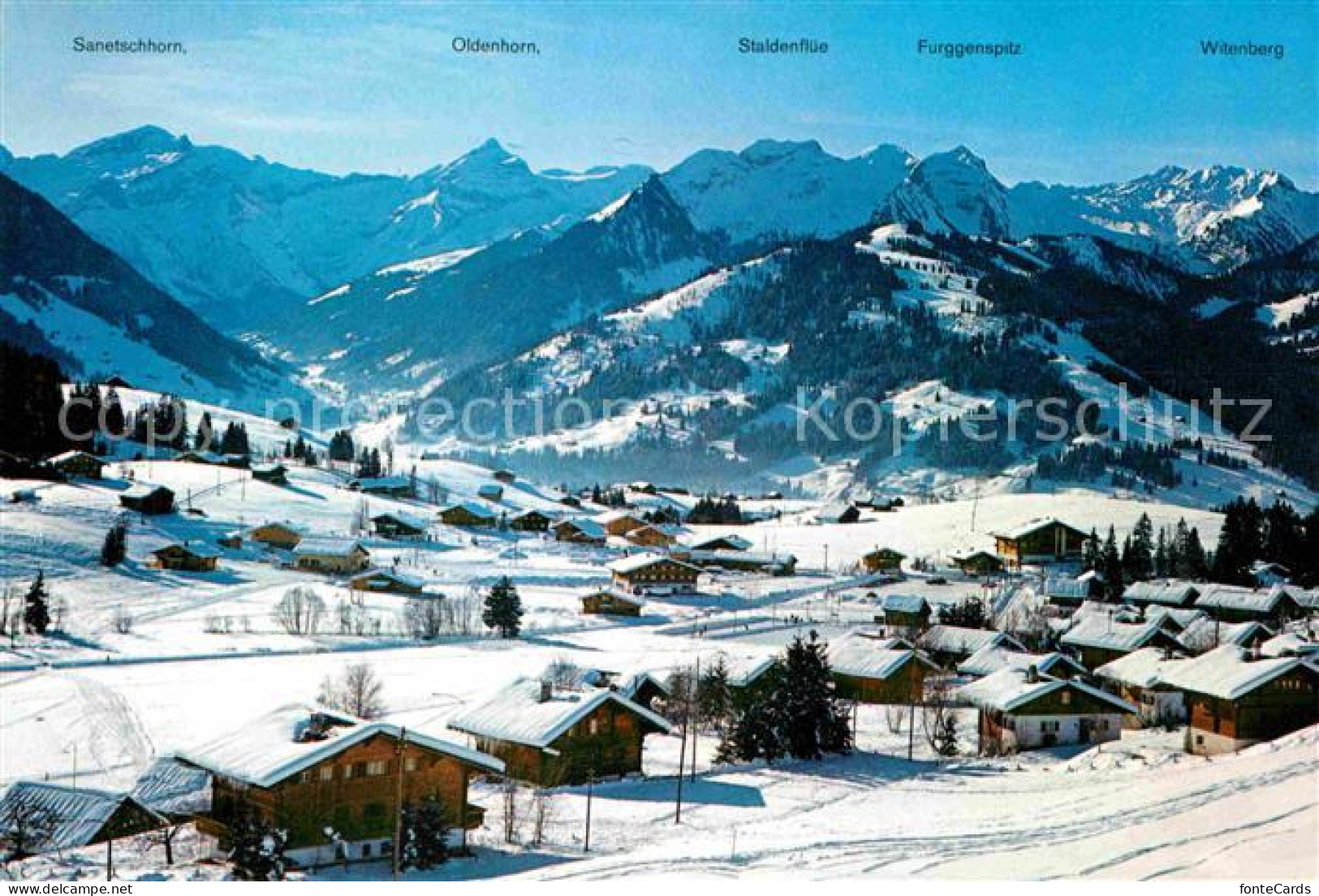 12646512 Schoenried Winterpanorama Alpen Schoenried - Sonstige & Ohne Zuordnung